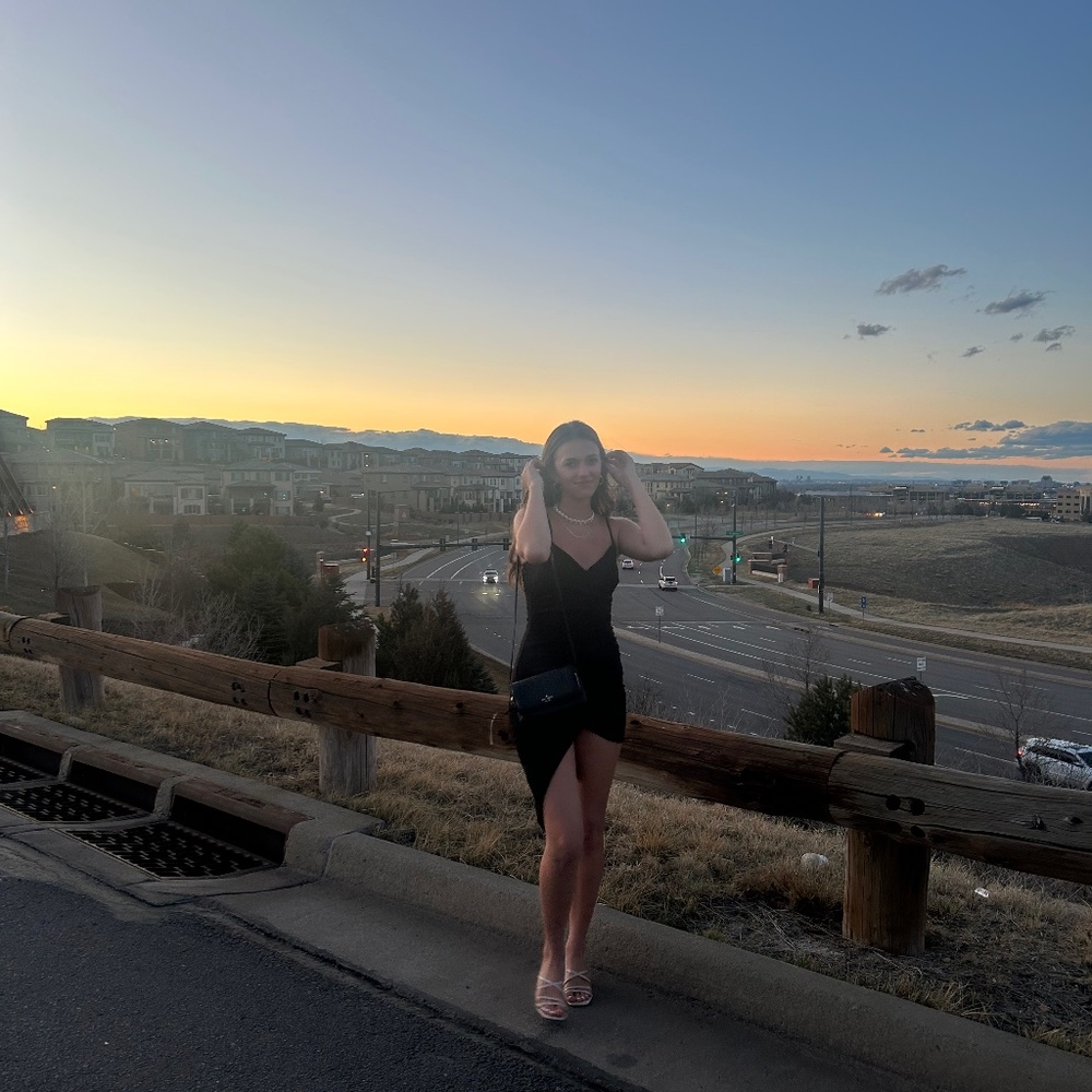 Black homecoming dress